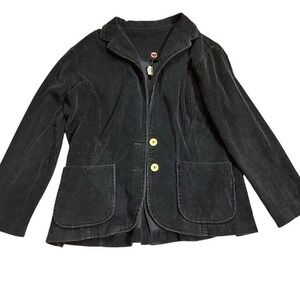 Hovis Corduroy Blazer Jacket Button Down Pockets Casual Workwear